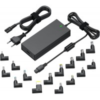 90 W Universal Power Supply Laptop Charger AC Adapter for with 15 Adapter Plugs